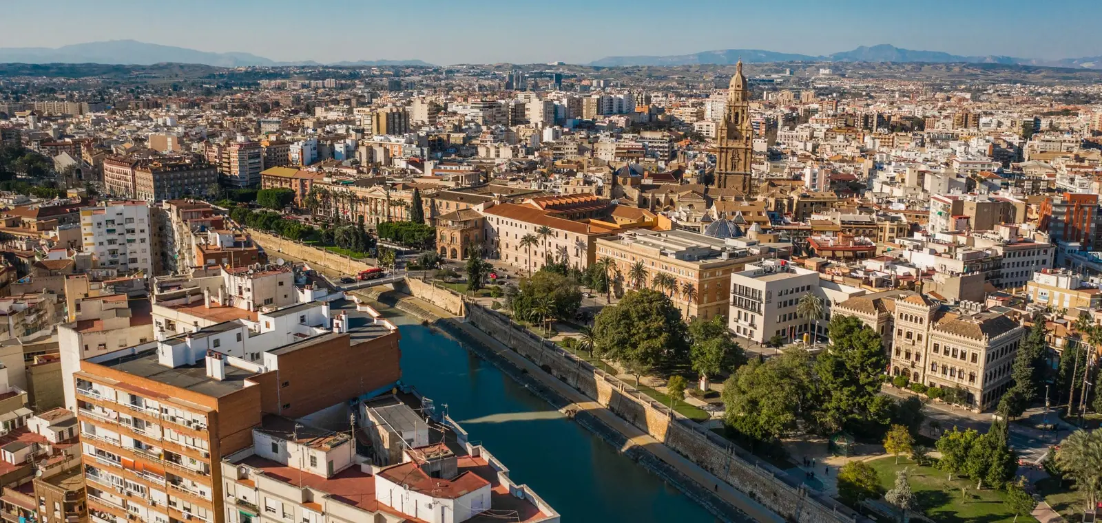 Una vista de la ciudad de Murcia, una imagen del seguro de decesos en Murcia